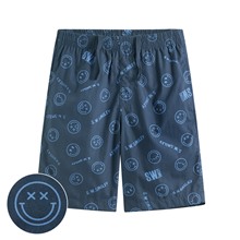 S.W.SMILEY®印花輕便短褲-男