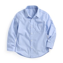 柔棉長袖襯衫-童