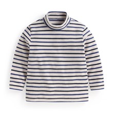 Fleece條紋立領上衣-童