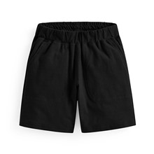 竹節棉口袋短褲-童