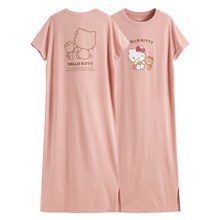 三麗鷗純棉連袖長洋裝-女