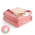 Miffy and Friends長刷毛單人蓋毯-中性款
