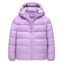 極輕羽絨連帽外套-童