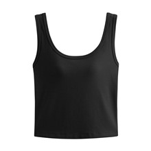 Bra羅紋中短版背心-女