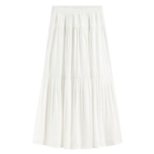 細褶蛋糕長裙-女