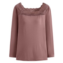 heatup蕾絲領Bra八分袖上衣-女