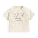 竹節棉寬鬆動物印花T恤-Baby