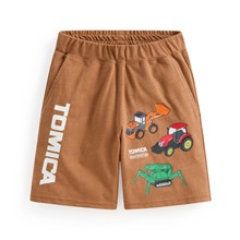 TOMICA竹節棉印花口袋短褲-童