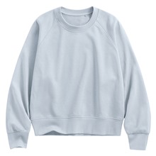 毛圈寬版休閒圓領衫-女