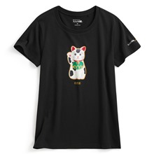 大人的圖鑑印花T恤-01-女