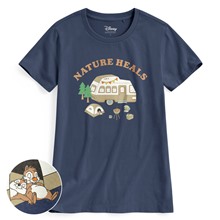 迪士尼系列印花T恤-01-女