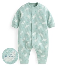 鋪棉印花連身衣-Baby