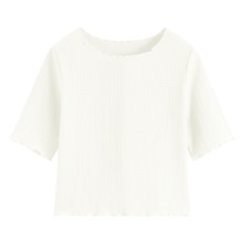 輕柔透膚上衣-女