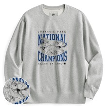 Jurassic World刷毛印花圓領衫-06-男