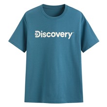 Discovery快乾印花圓領T恤-男