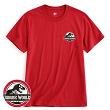 Jurassic World印花T恤-01-男