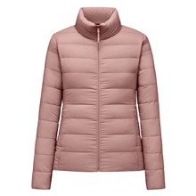 極輕羽絨立領外套-女