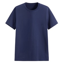 純棉圓領T恤-男