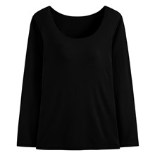 heatup U領Bra八分袖上衣-女