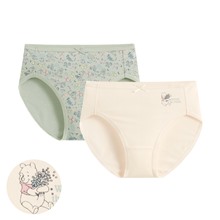 迪士尼系列棉質中腰內褲(2入)-女