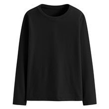 Fleece彈性細刷毛寬版上衣-女