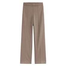 彈性針織直筒寬褲-女