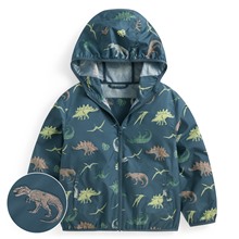 抗UV輕型恐龍印花風衣外套-童