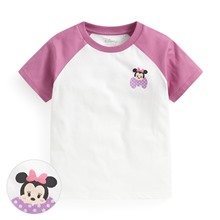 迪士尼系列純棉拉克蘭袖印花T恤-童