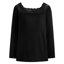 heatup蕾絲領Bra八分袖上衣-女