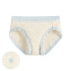 棉質蕾絲點點中腰內褲-女