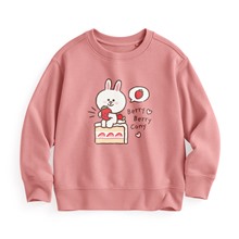 LINE FRIENDS毛圈印花圓領衫-04-童