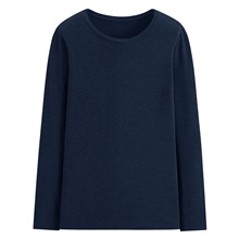 heatup圓領長袖上衣-女