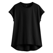 柔滑棉連袖抽皺上衣-女