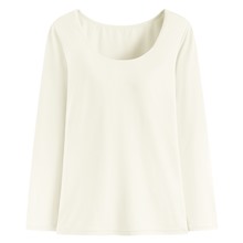 heatup U領Bra八分袖上衣-女