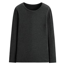 heatup圓領長袖上衣-女