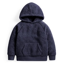 長刷毛連帽上衣-童