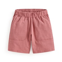 竹節棉口袋短褲-童