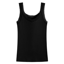 羅紋蕾絲背心-女