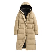 極暖羽絨長大衣-女