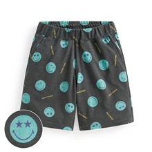 SmileyWorld®竹節棉印花口袋短褲-童