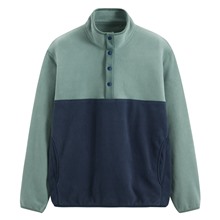 Fleece半開襟上衣-男