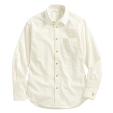 法蘭絨長袖襯衫-男