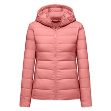 極輕羽絨連帽外套-女