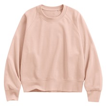 毛圈寬版休閒圓領衫-女