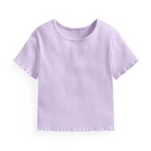 羅紋木耳邊T恤-童