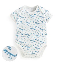 純棉羅紋恐龍印花包臀衣-Baby