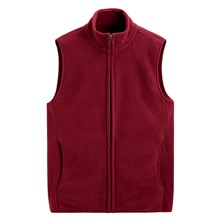 Fleece立領背心-男