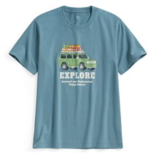 旅行探索印花T恤-男