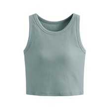 Bra削肩中短版背心-女