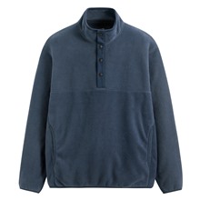 Fleece半開襟上衣-男